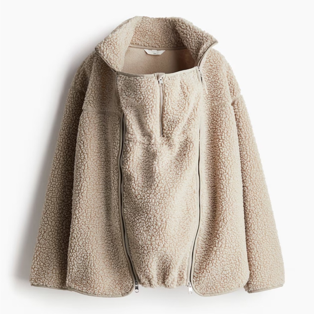 NWT H&M babywearing teddy jacket